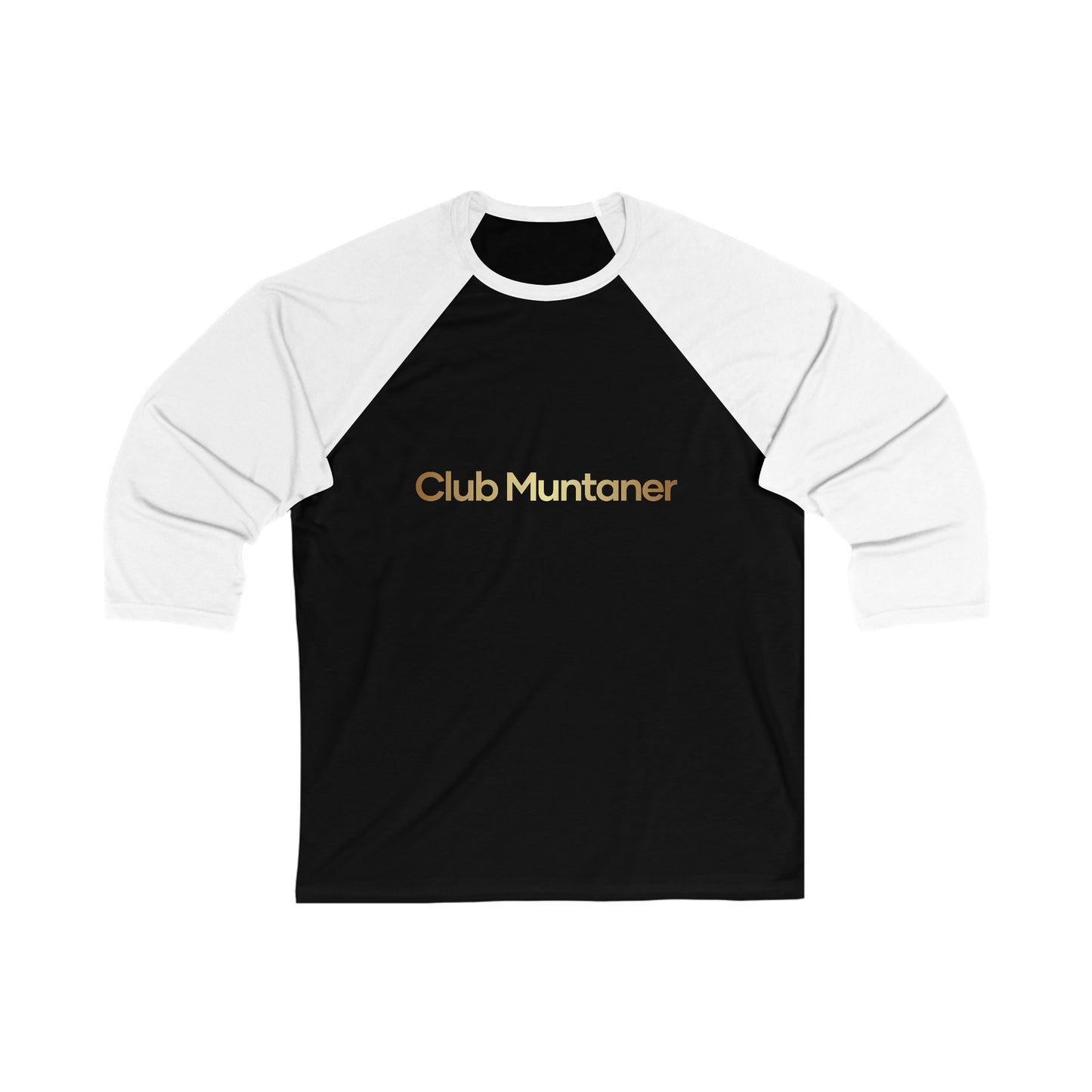 Club Muntaner Baseball Shirt font logo