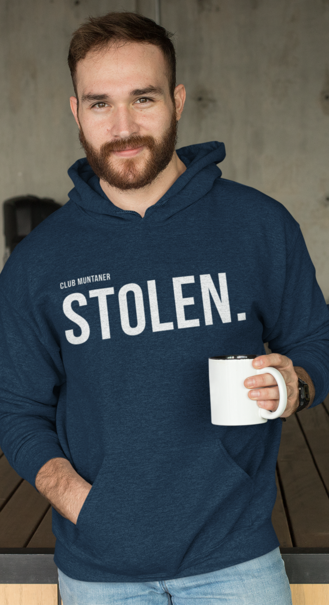 Hoodie__French Navy__Front1