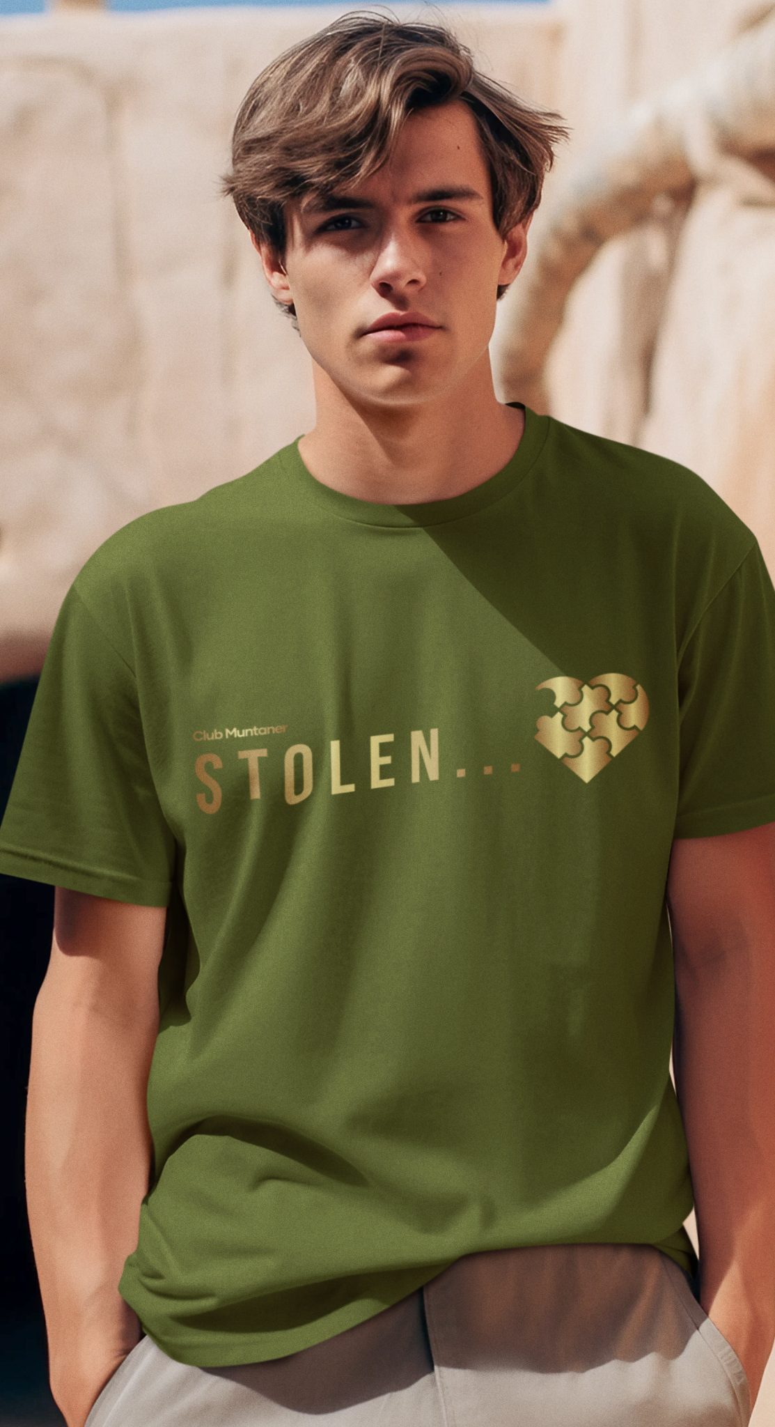 Tshirt__Military Green__Front
