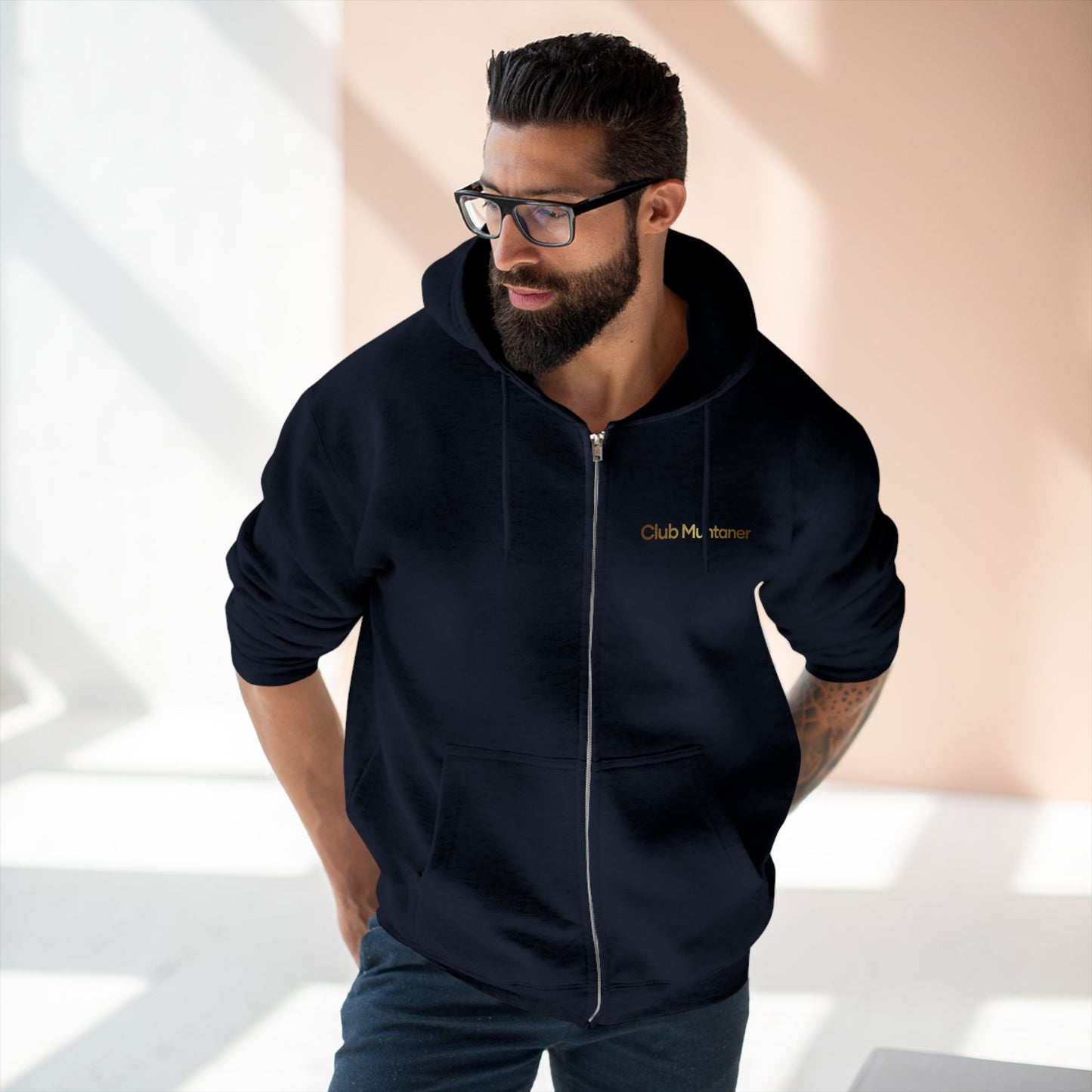 Hoodie__Navy__Front