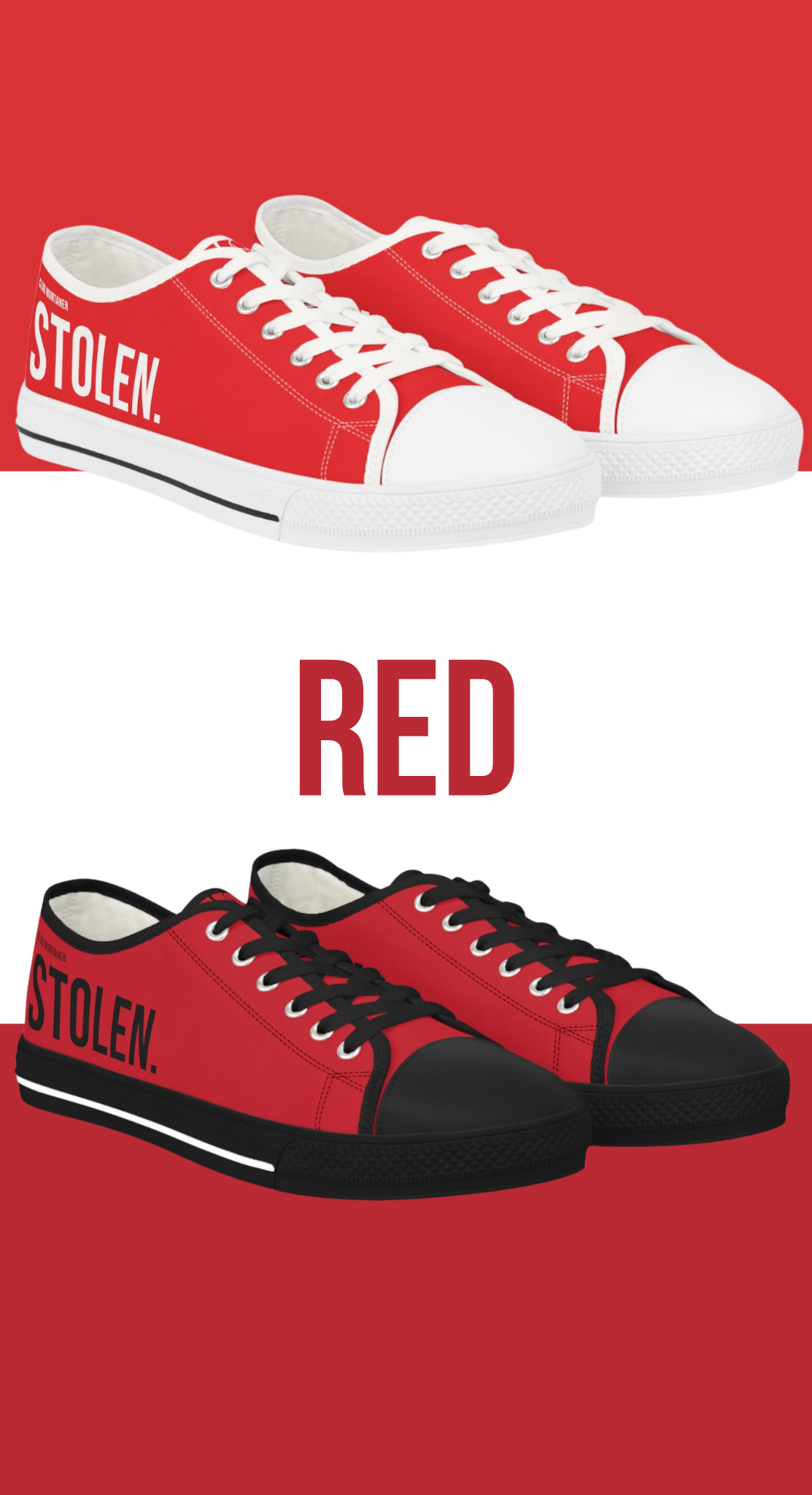 Stolen Red Edition Women's Sneakers G2