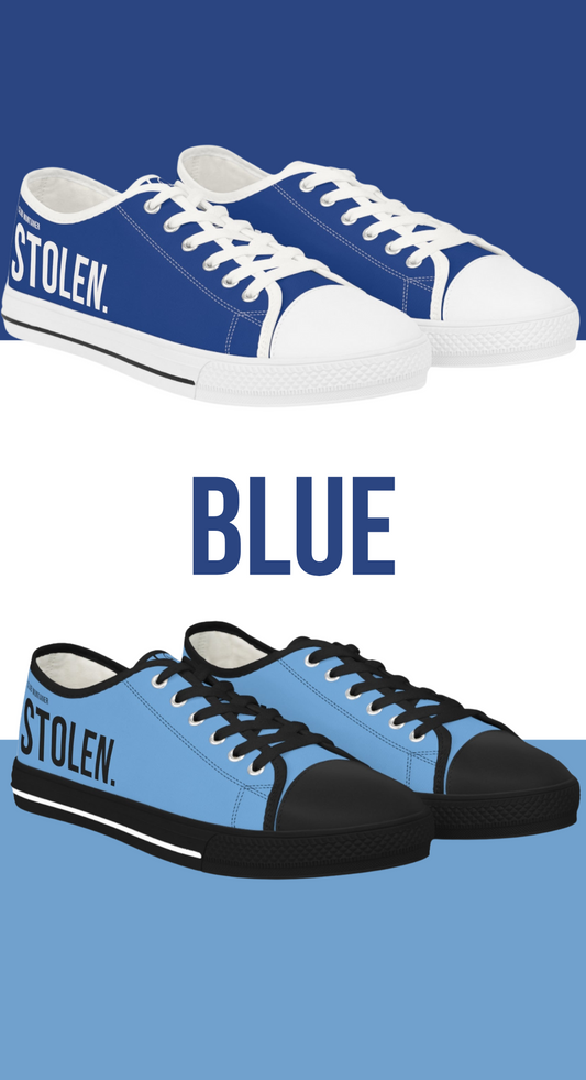 Stolen Blue Edition Men's Low Top Sneakers G2