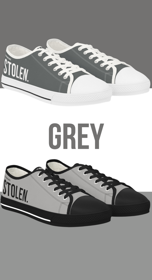 Stolen Grey Edition Men's Low Top Sneakers G2